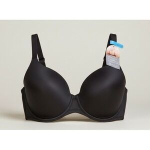 Bali Black‎ Full Coverage Lightly Lined Underwire Bra 34DDD NEW